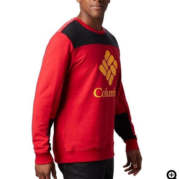 Columbia Lodge Color Block Crew Sweatshirt / New - Picture 4 of 5